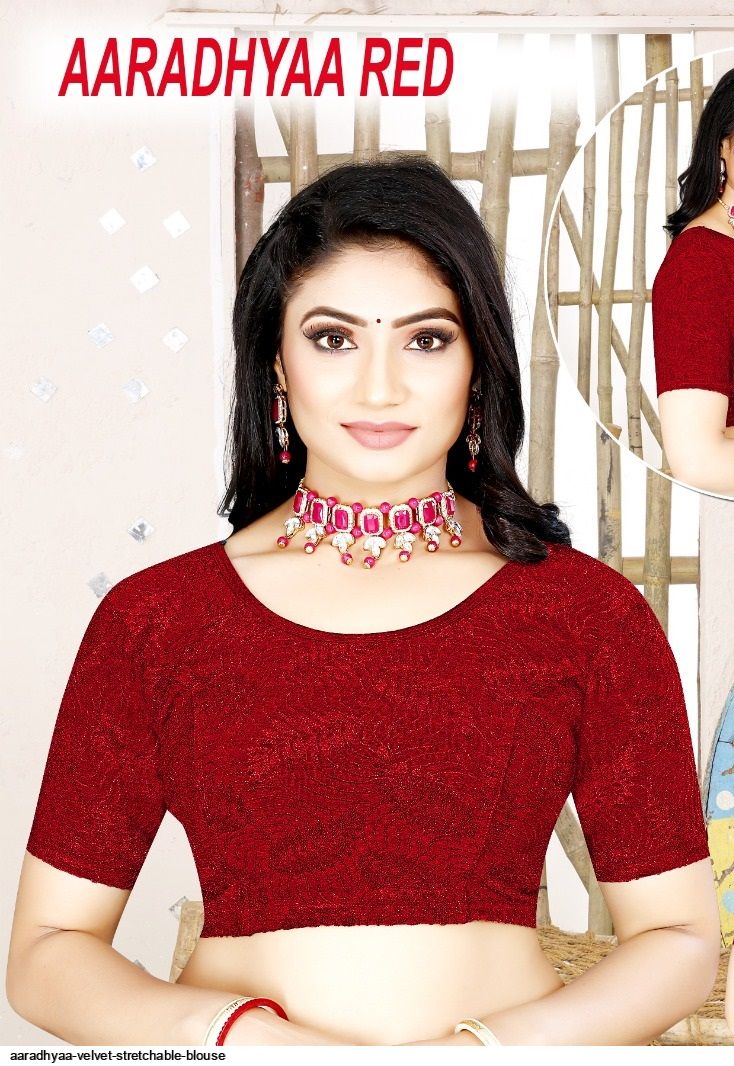 Sheer Rust Blouse Made in India