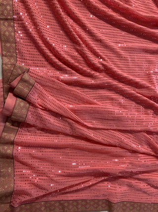 Georgette-Party-Wear-Saree-With-Work-3