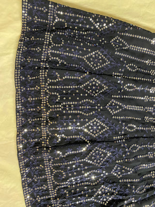 Ship From India! Beautiful Heavy Gorgeous Lehenga, Blouse & Dupatta Set With Embroidery Sequins Work, Listing ID: PRE8766255005978