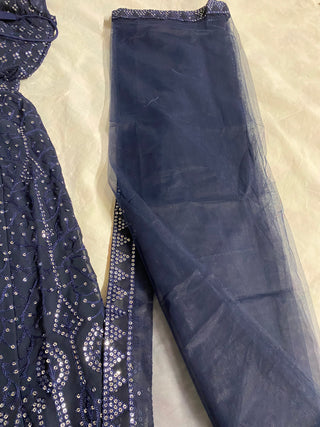 Ship From India! Beautiful Heavy Gorgeous Lehenga, Blouse & Dupatta Set With Embroidery Sequins Work, Listing ID: PRE8766255005978