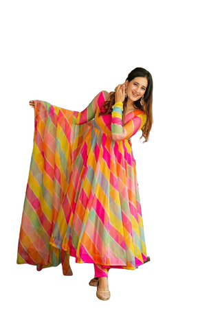Organza-Taby-Silk-Gown-Dupatta-Bottom-With-Digital-Print-Handwork-1