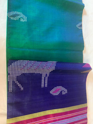 2-3 Days Delivery! BENGAL HANDLOOM PURE BISNUPURI KATAN SILK ZARI BORDER -Item Code : BHBK1