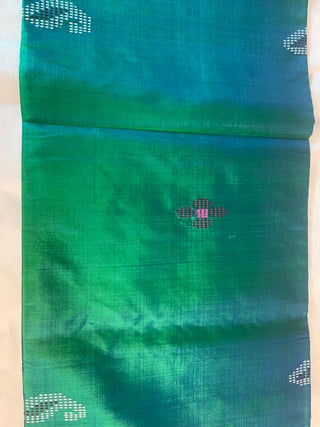 2-3 Days Delivery! BENGAL HANDLOOM PURE BISNUPURI KATAN SILK ZARI BORDER -Item Code : BHBK1
