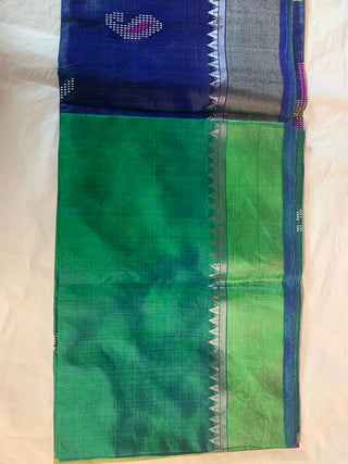 2-3 Days Delivery! BENGAL HANDLOOM PURE BISNUPURI KATAN SILK ZARI BORDER -Item Code : BHBK1