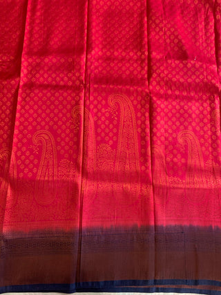 2-3 Days Delivery! Indian Saree for Women Saree Kubera Pattu Soft Silk with Copper Zari Pallu  Party Wear, Listing ID: 8596803715354