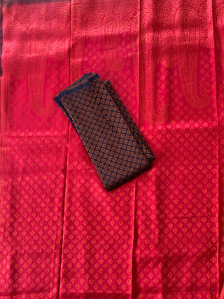 2-3 Days Delivery! Indian Saree for Women Saree Kubera Pattu Soft Silk with Copper Zari Pallu  Party Wear, Listing ID: 8596803715354