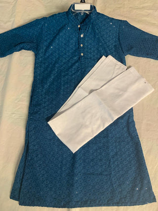 2-3 Days Delivery! Indian Men Kurta Pyjama Ready to Wear Rayon Cotton Party Wear, Listing ID: 8978167169306