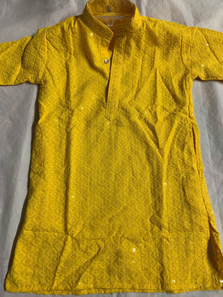 2-3 Days Delivery! Indian Boys Kurta Pyjama Ready to Wear Rayon Cotton Party Wear Chikankari Work, Listing ID: 9028658921754