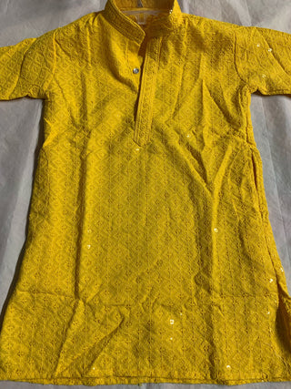 2-3 Days Delivery! Indian Boys Kurta Pyjama Ready to Wear Rayon Cotton Party Wear Chikankari Work, Listing ID: 9028658921754