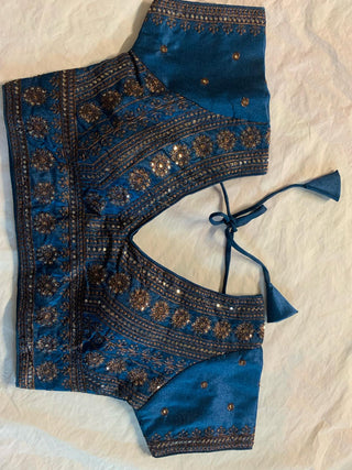 2-3 Days Delivery! Indian Blouses for Sarees Women Ready to Wear Fancy Malai Party Wear  Copper Zari 1 Piece, Listing ID: 9078423322906