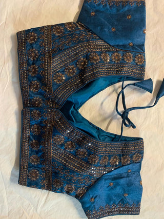 2-3 Days Delivery! Indian Blouses for Sarees Women Ready to Wear Fancy Malai Party Wear  Copper Zari 1 Piece, Listing ID: 9078423322906
