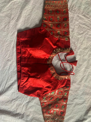 2-3 Days Delivery! Indian Blouses for Sarees Women Ready to Wear Phantom Silk  Embroidery Blouse Fabric Party Wear 1 Piece, Listing ID: 9078327542042