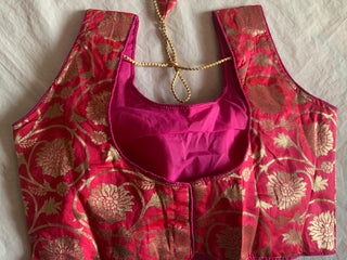 2-3 Days Delivery! Indian Blouses for Sarees Women Ready to Wear Jaal Banarasi SIlk Zari  Party Wear 1 Piece, Listing ID: 9078399926554