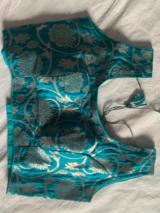 2-3 Days Delivery! Indian Blouses for Sarees Women Ready to Wear Jaal Banarasi SIlk Zari  Party Wear 1 Piece, Listing ID: 9078399926554