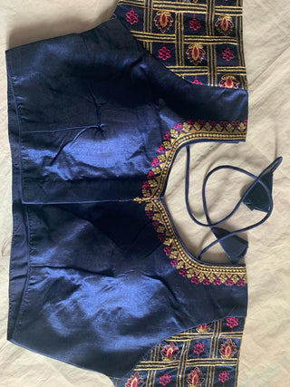 2-3 Days Delivery! Indian Blouses for Sarees Women Ready to Wear Phantom Silk  Embroidery Blouse Fabric Party Wear 1 Piece, Listing ID: 9078327542042