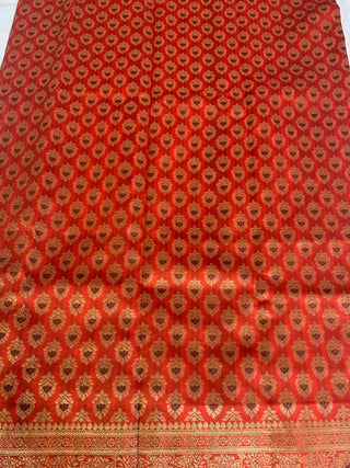 2-3 Days Delivery! Banarasi Silk Premium Fancy Designer Silk Saree Fully Stitched Blouse, Listing ID: 8957760536858