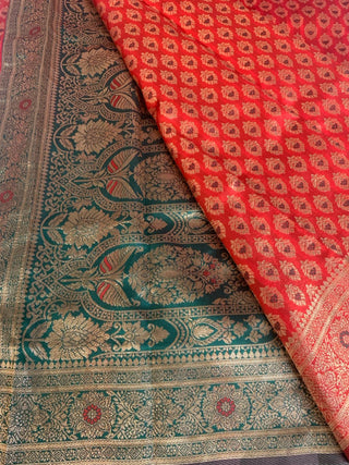 2-3 Days Delivery! Banarasi Silk Premium Fancy Designer Silk Saree Fully Stitched Blouse, Listing ID: 8957760536858