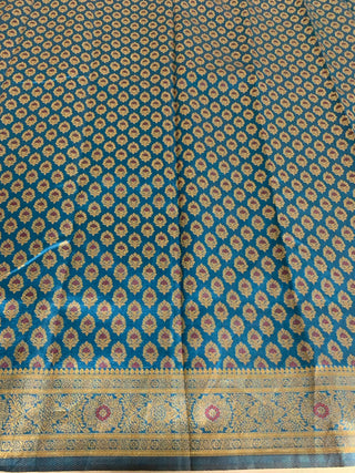 2-3 Days Delivery! Banarasi Silk Premium Fancy Designer Silk Saree Fully Stitched Blouse, Listing ID: 8957760536858