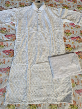 2-3 Days Delivery! Indian Men Kurta Pyjama Ready to Wear Rayon Cotton Party Wear, Listing ID: 8978167169306