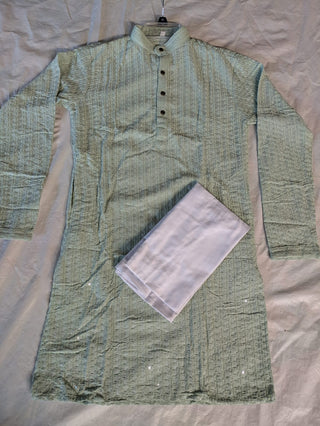 2-3 Days Delivery! Indian Men Kurta Pyjama Ready to Wear Rayon Cotton Party Wear, Listing ID: 8978167169306