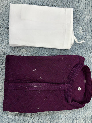 2-3 Days Delivery! Indian Men Kurta Pyjama Ready to Wear Rayon Cotton Party Wear, Listing ID: 9858117435674