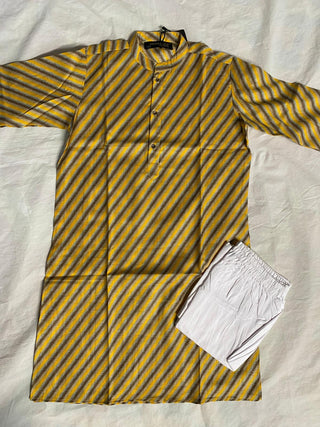 2-3 Days Delivery! Indian Boys Kurta Pyjama Ready to Wear Pure Cotton Party Wear Chikankari Work, Listing ID: 9858414182682