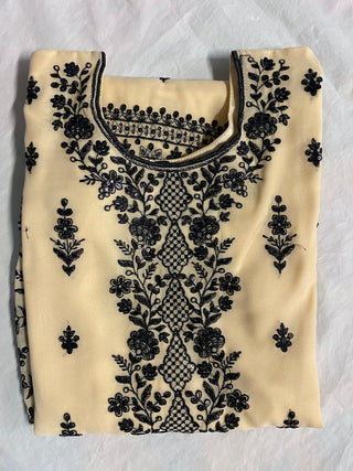 2-4 Days Delivery! 3 Piece Set Girls Ready to Wear Georgette with Embroidery Work, Listing ID: 9864422293786