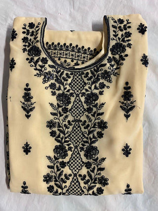 2-4 Days Delivery! 3 Piece Set Girls Ready to Wear Georgette with Embroidery Work, Listing ID: 9864422293786