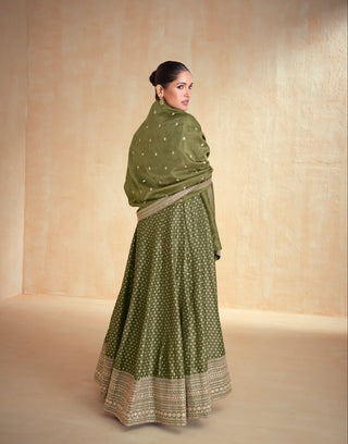 aashirwad-heavy-premium-viscose-banaras-simar-jacquard-long-gown-dupatta-with-embroidery-sequence-khatli-work-color-green-2