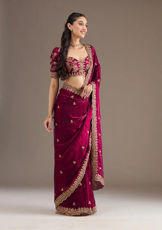 amiira-frendy-satin-silk-sarees-sequins-with-zari-dori-embroidery-work-color-maroon-2