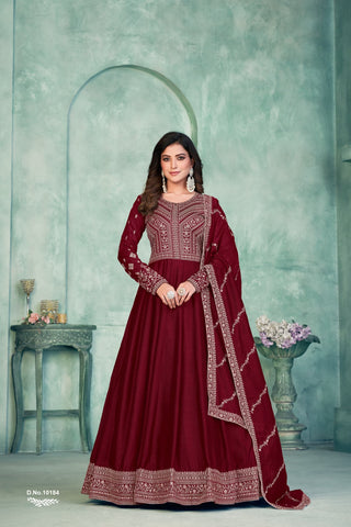 art-silk-long-gown-pant-dupatta-set-with-embroidery-work-color-maroon-1