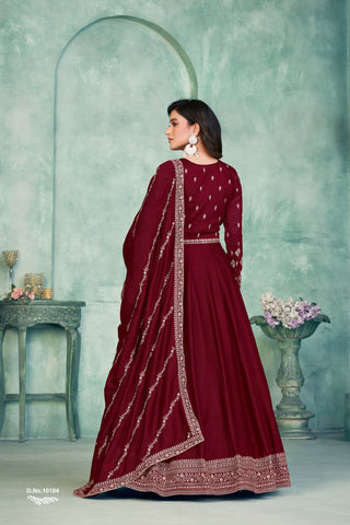 art-silk-long-gown-pant-dupatta-set-with-embroidery-work-color-maroon-2