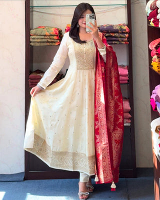 banana-silk-anarkali-flared-kurti-pant-dupatta-with-golden-zari-work-color-white-1