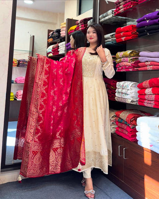 banana-silk-anarkali-flared-kurti-pant-dupatta-with-golden-zari-work-color-white-2