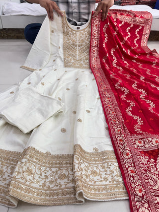 banana-silk-anarkali-flared-kurti-pant-dupatta-with-golden-zari-work-color-white-6