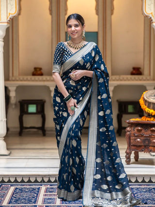 banarasi-khadi-georgette-jacquard-waving-saree-color-ocean-green-1