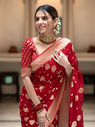 banarasi-khadi-georgette-jacquard-waving-saree-color-red-2
