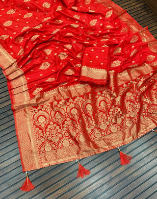 banarasi-khadi-georgette-jacquard-waving-saree-color-red-3