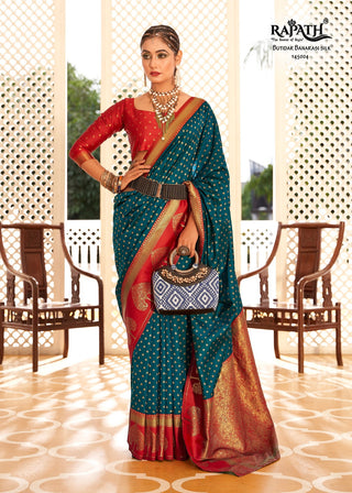 banarasi-vrishabha-silk-saree-with-zari-weaving-work-dark-green-1