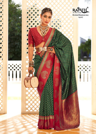 banarasi-vrishabha-silk-saree-with-zari-weaving-work-green-1