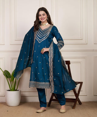 chanderi-silk-kurti-pant-dupatta-with-sequence-embroidery-work-color-blue-1
