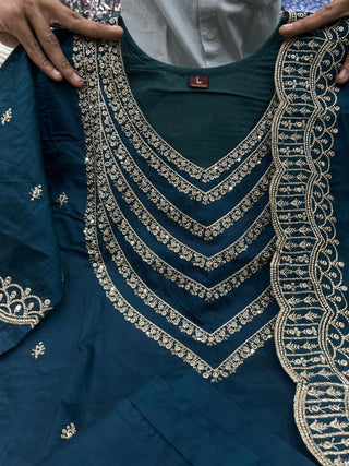 chanderi-silk-kurti-pant-dupatta-with-sequence-embroidery-work-color-blue-6