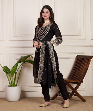chanderi-silk-top-pant-dupatta-suit-set-with-sequence-embroidery-work-color-black-3