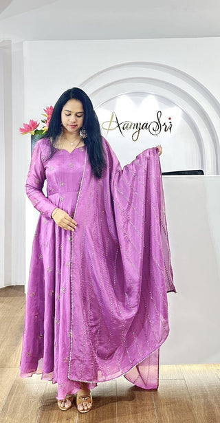 chinnion-silk-anarkali-gown-dupatta-with-zari-sequence-embroidery-work-color-lavender-pink-2