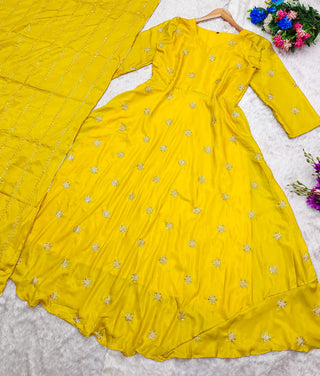 chinnion-silk-anarkali-gown-dupatta-with-zari-sequence-embroidery-work-color-yellow-4