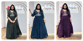 chinnion-silk-georgette-anarkali-long-gown-dupatta-with-yolk-embroidery-work