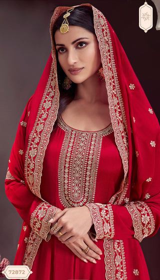 chinon-gown-pant-dupatta-set-with-embroidery-work-color-red-2