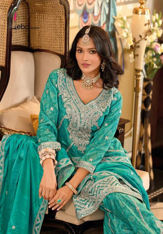 chinon-kurti-palazzo-dupatta-set-with-digital-print-embroidery-work-cyan-2