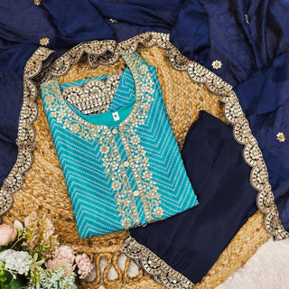 chinon-kurti-pant-dupatta-set-with-bandhni-print-sequence-coding-work-color-blue-3