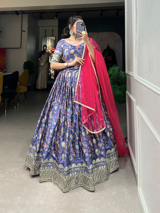 chinon-lehenga-blouse-dupatta-set-with-print-embroidery-sequins-work-blue-1